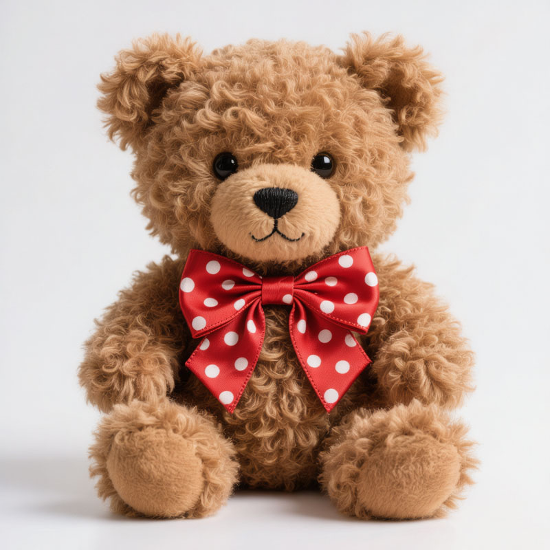 定制版可爱熊玩偶正面图